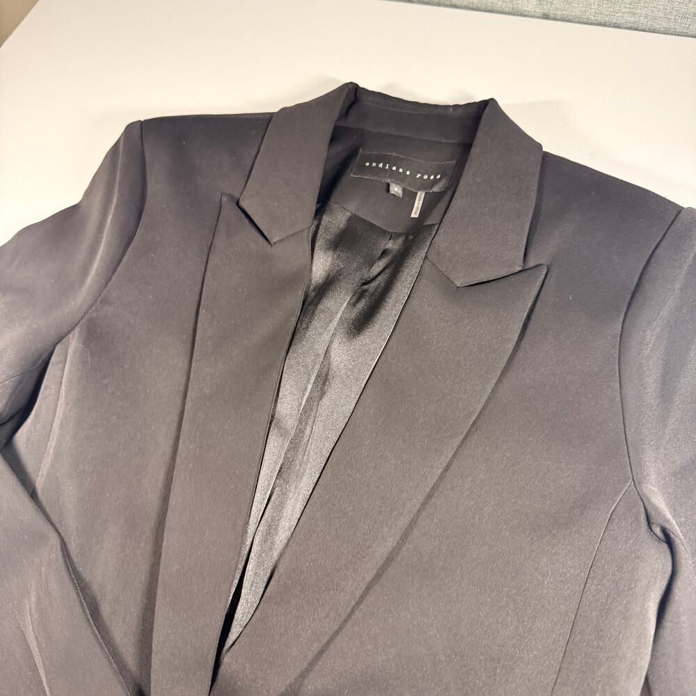 Endless Rose Blazer Womens Small Black Longline Single Button Tailored Jacket